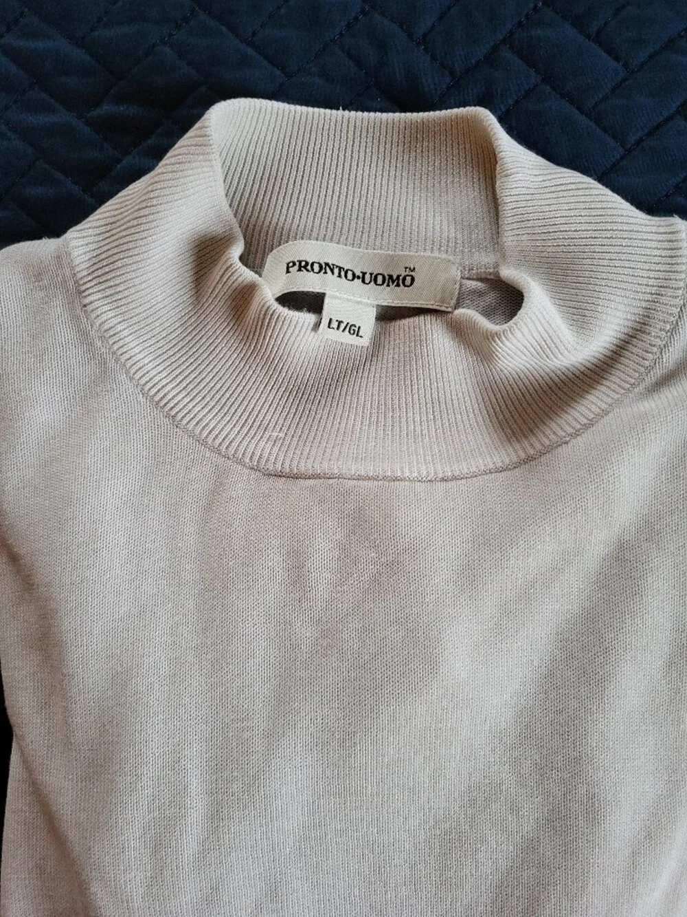 Pronto Uomo silk & cotton mockneck sweater